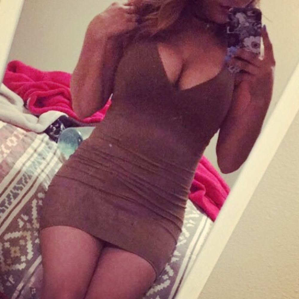 Light brown dress
